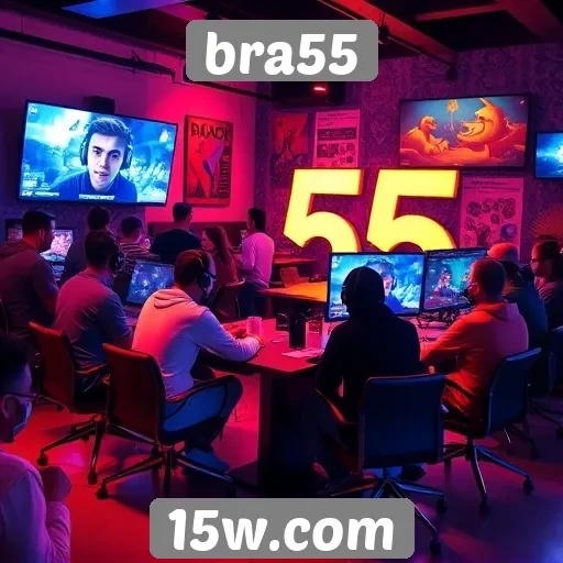 site bra55 conta com uma comunidade ativa de gamers