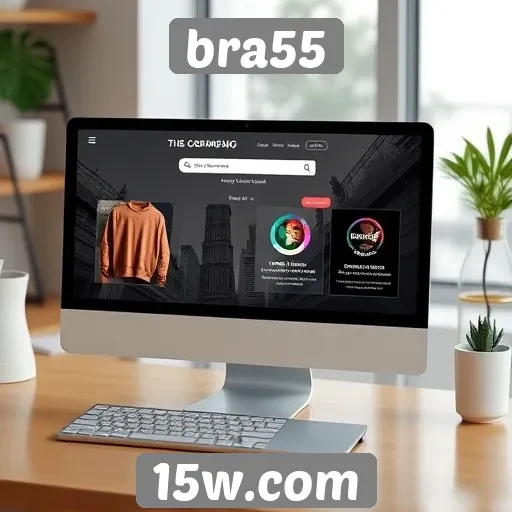 Destaques das principais funcionalidades do site bra55