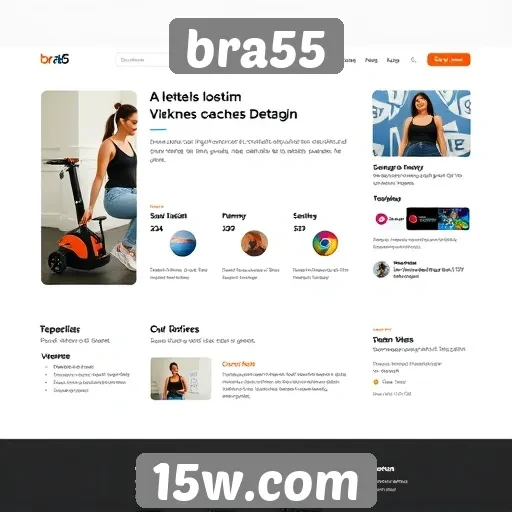 análise da interface do site bra55