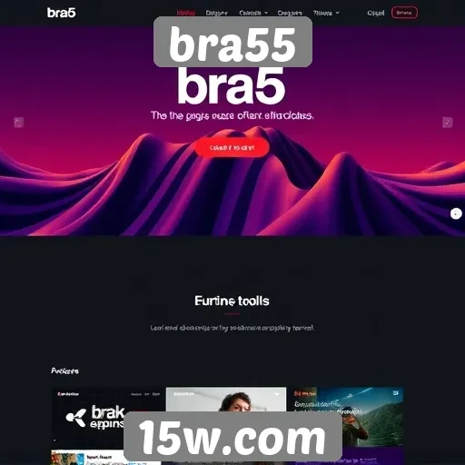 Evolução do design do site bra55 ao longo do tempo