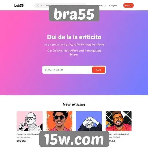 Avaliação do design e usabilidade do site bra55