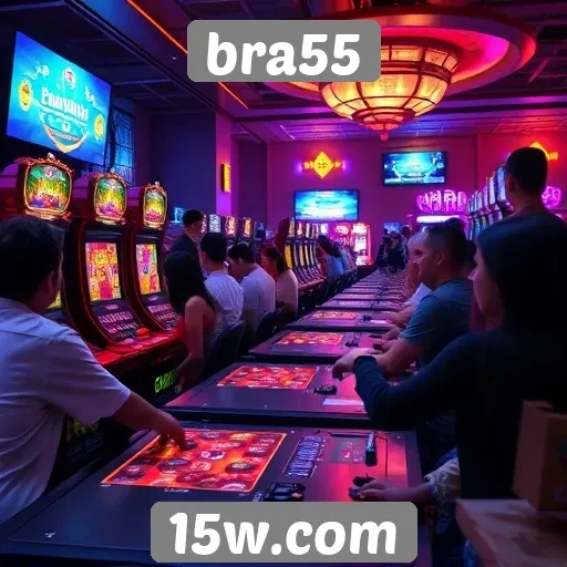 Diversidade de jogos no bra55 atrai diferentes públicos