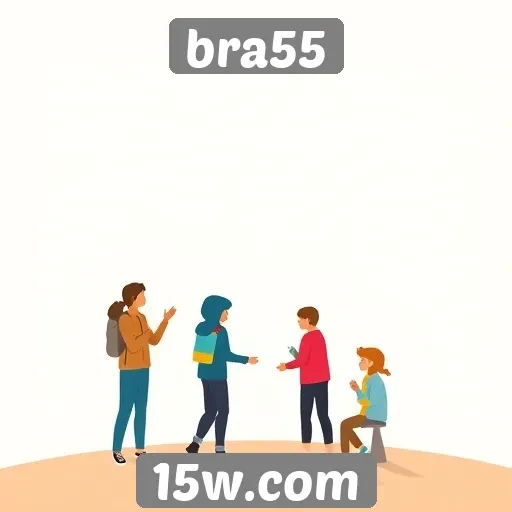 Interação dos usuários no site bra55