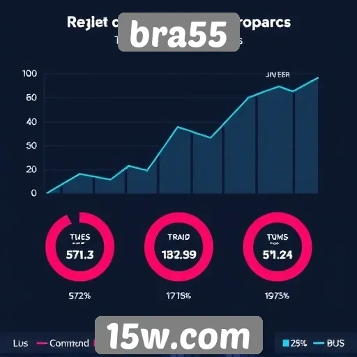 Estatísticas de usuários no bra55 e seu crescimento